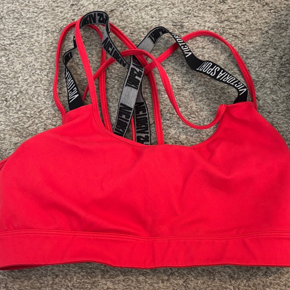 Vigorous Red Women's Sports Bra